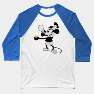 Steamboat Willie Plays Pickleball Baseball T-Shirt